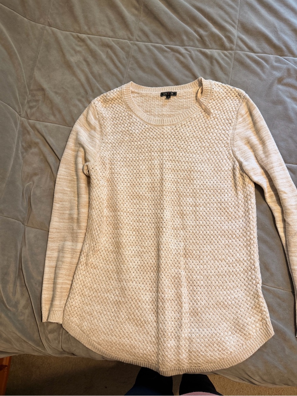 Textured Knit Women's Sweater